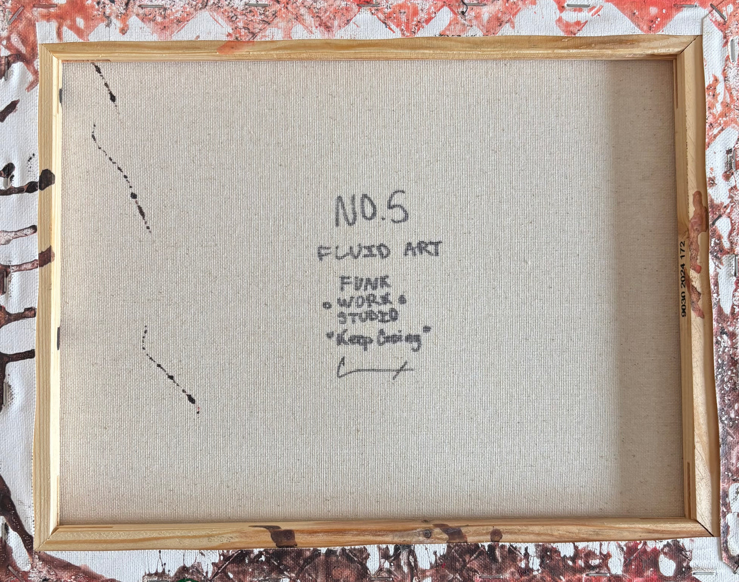 “No.5” FLUID ART by Funkwork Studio (Colin Cox)