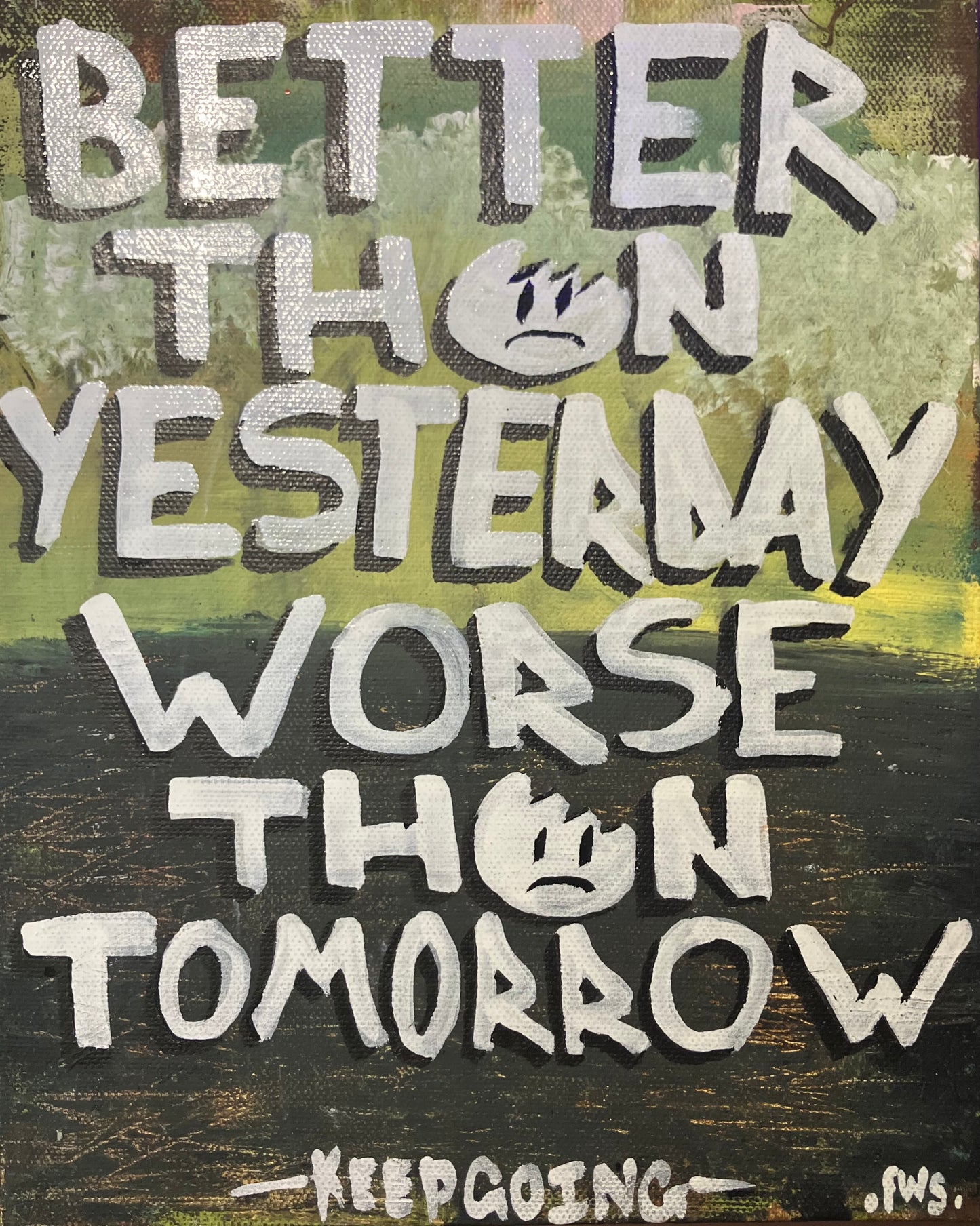 “BTYWTT” Canvas Panel