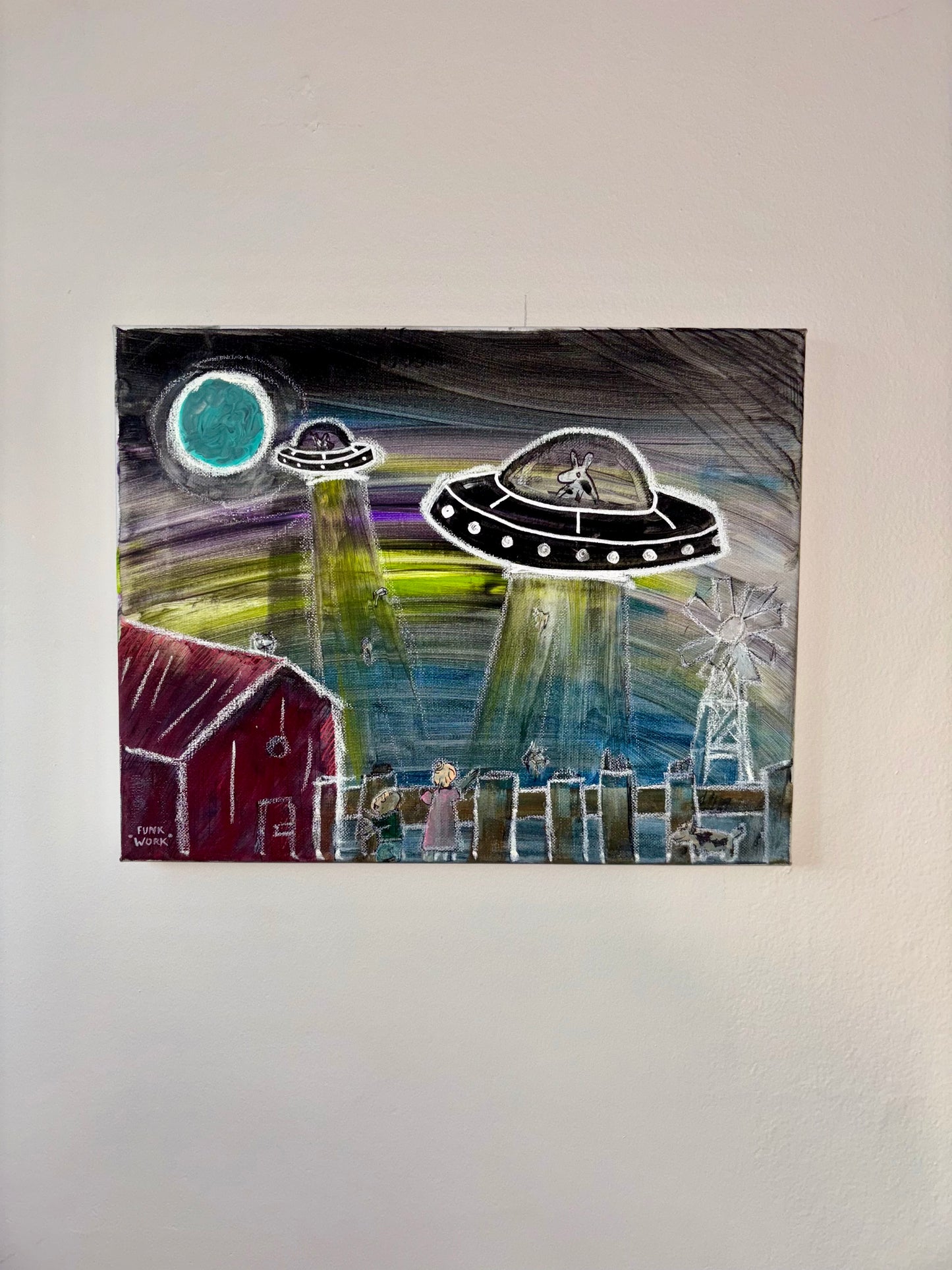 “SPACE COWS ON FUNK FARM” by Funkwork Studio (Colin Cox)