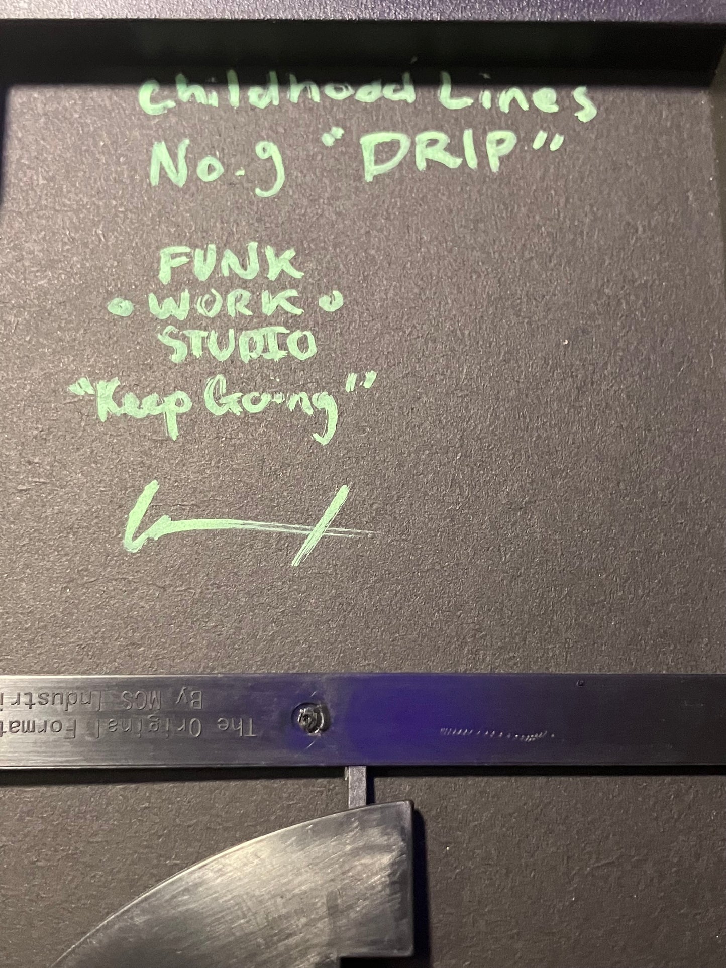 “DRIP” - No.9 Childhood Lines Series