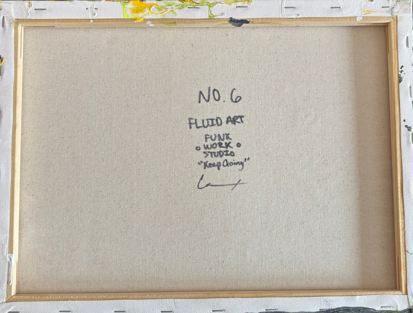 “No.6” FLUID ART by Funkwork Studio (Colin Cox)