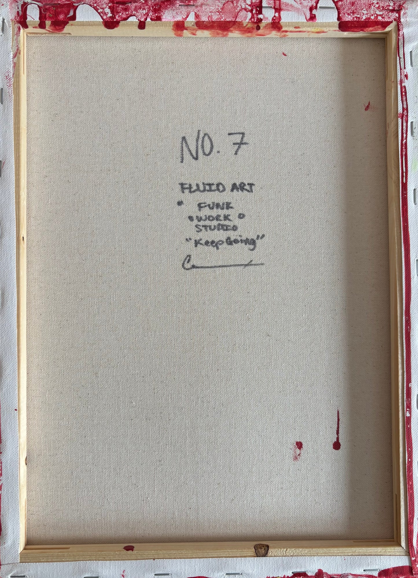 “No.7” FLUID ART by Funkwork Studio (Colin Cox)