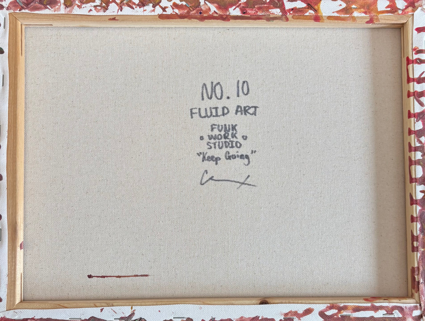 “No.10” FLUID ART by Funkwork Studio (Colin Cox)