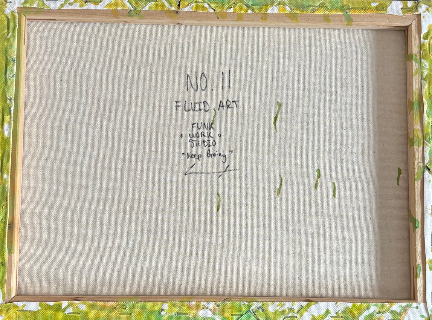 “No.11” FLUID ART by Funkwork Studio (Colin Cox) *SOLD*