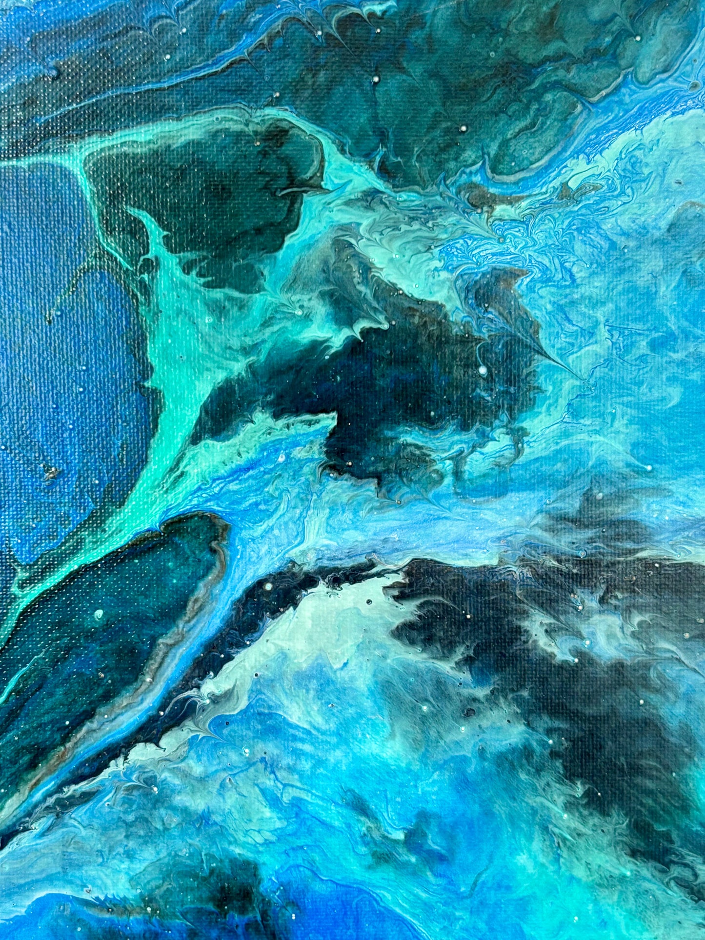 “FAR FROM ABOVE (A-2)” FLUID ART by Funkwork Studio (Anna Baris)