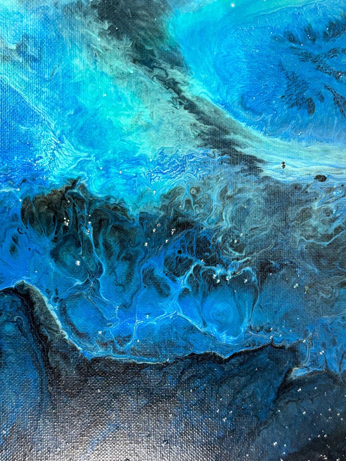 “FAR FROM ABOVE (A-2)” FLUID ART by Funkwork Studio (Anna Baris)