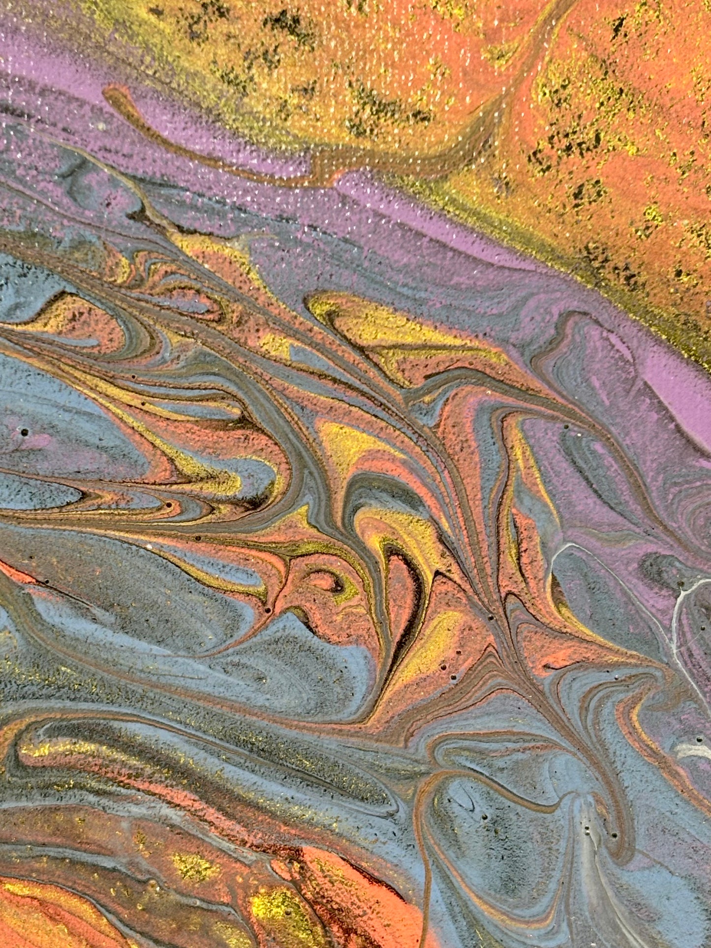 “SPRING SHOTS (A-4)” FLUID ART by Funkwork Studio (Anna Baris)