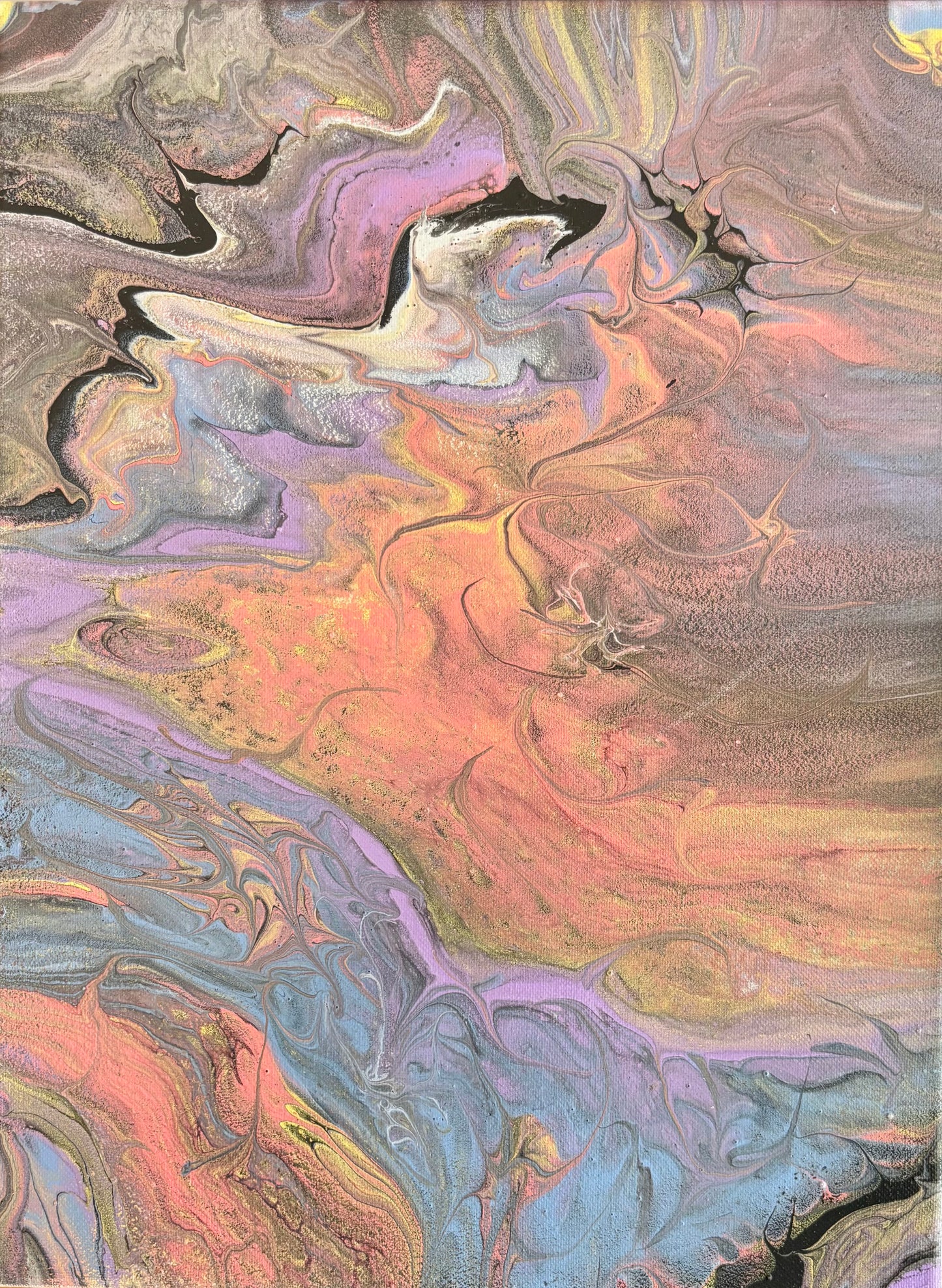 “SPRING SHOTS (A-4)” FLUID ART by Funkwork Studio (Anna Baris)