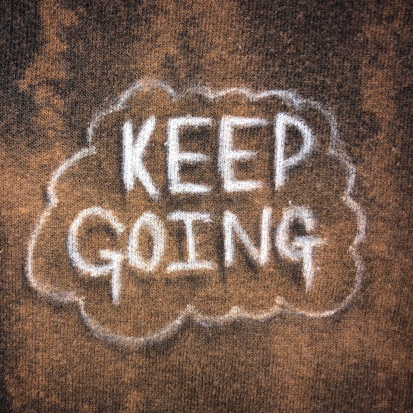 “KEEP GOING” HOODED ZIP-UP JACKET (ONEofONE) MEDIUM!