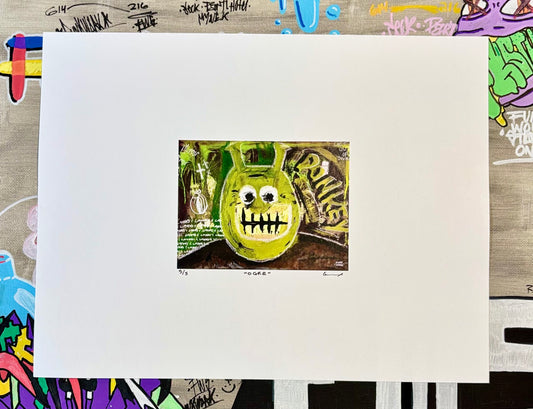 “OGRE” LIMITED PRINT (5 prints) 8.5”x11” by Funkwork Studio (Colin Cox)