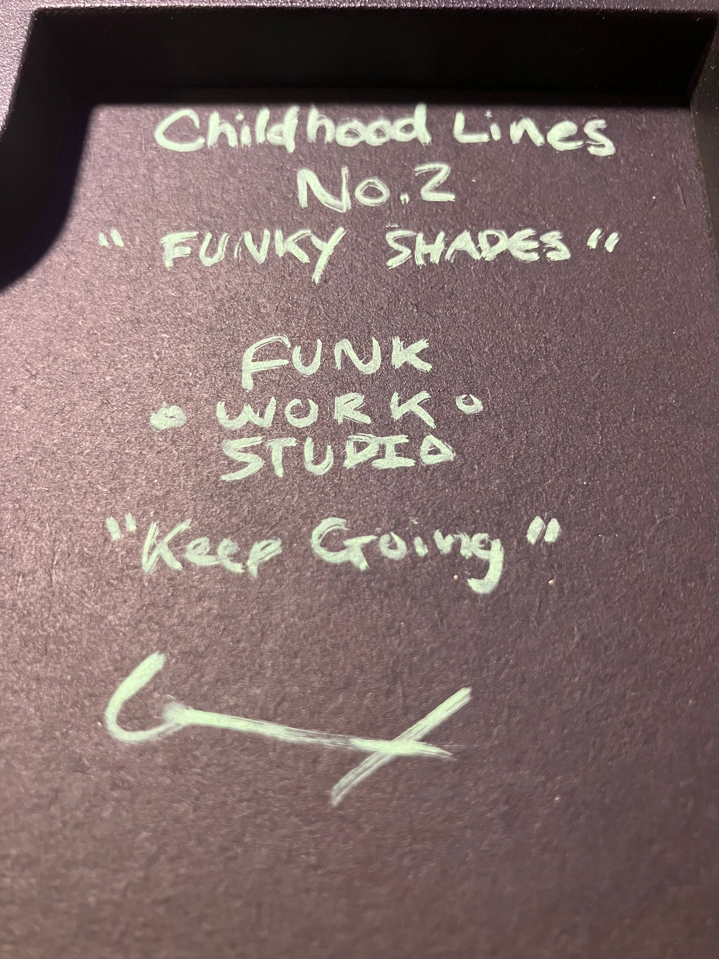 “FUNKY SHADES” - No.2 Childhood Lines Series